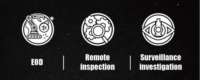 Μεσαίος ρομπότ EOD με X-Y-Z βραχίονα συντεταγμένων για ακριβή διάθεση 8